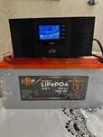 Комплект резервного живлення LogicPower для котла,1280Wh/LiFePO4 100Ah
