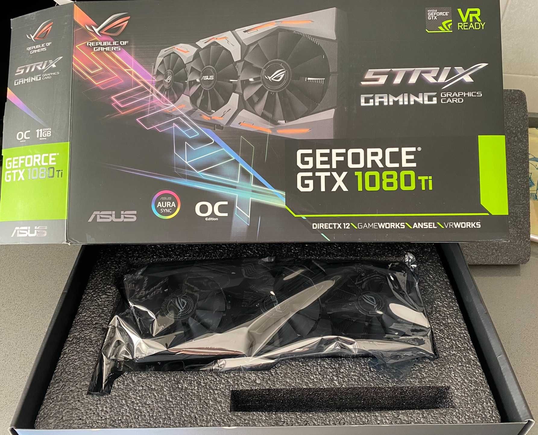 GTX 1080 TI OC 11GB ASUS rog strix