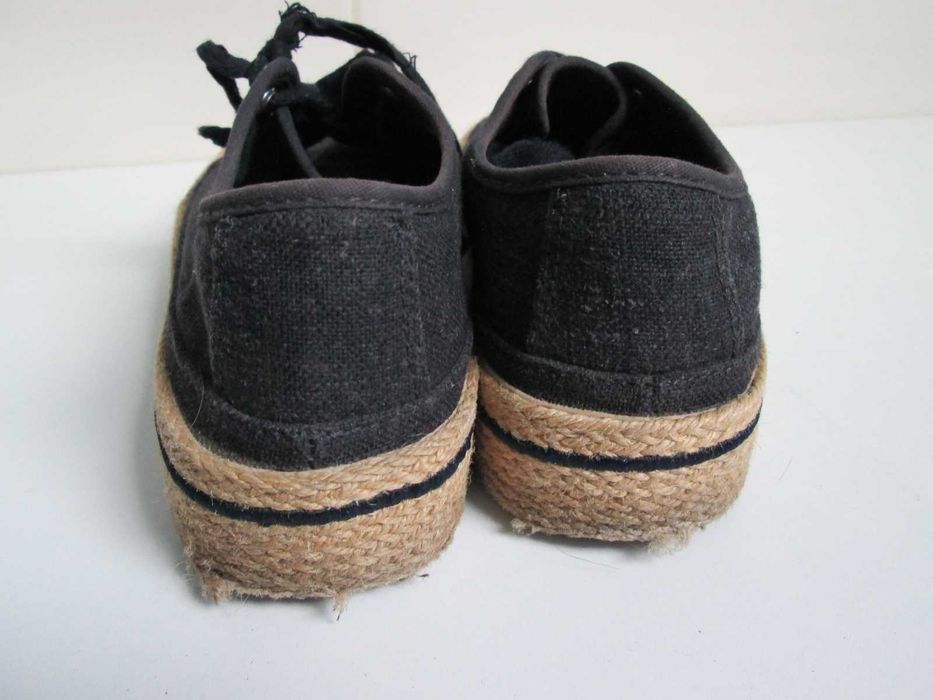 Tommy Hilfiger granatowe espadryle sznurowane 38
