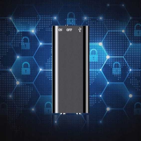 Podsłuch Szpiegowski Pluskwa Mały Dyktafon 16 GB Detekcja Głos 2 TRYBY