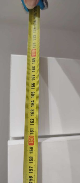 Komoda wraz z witryną biała