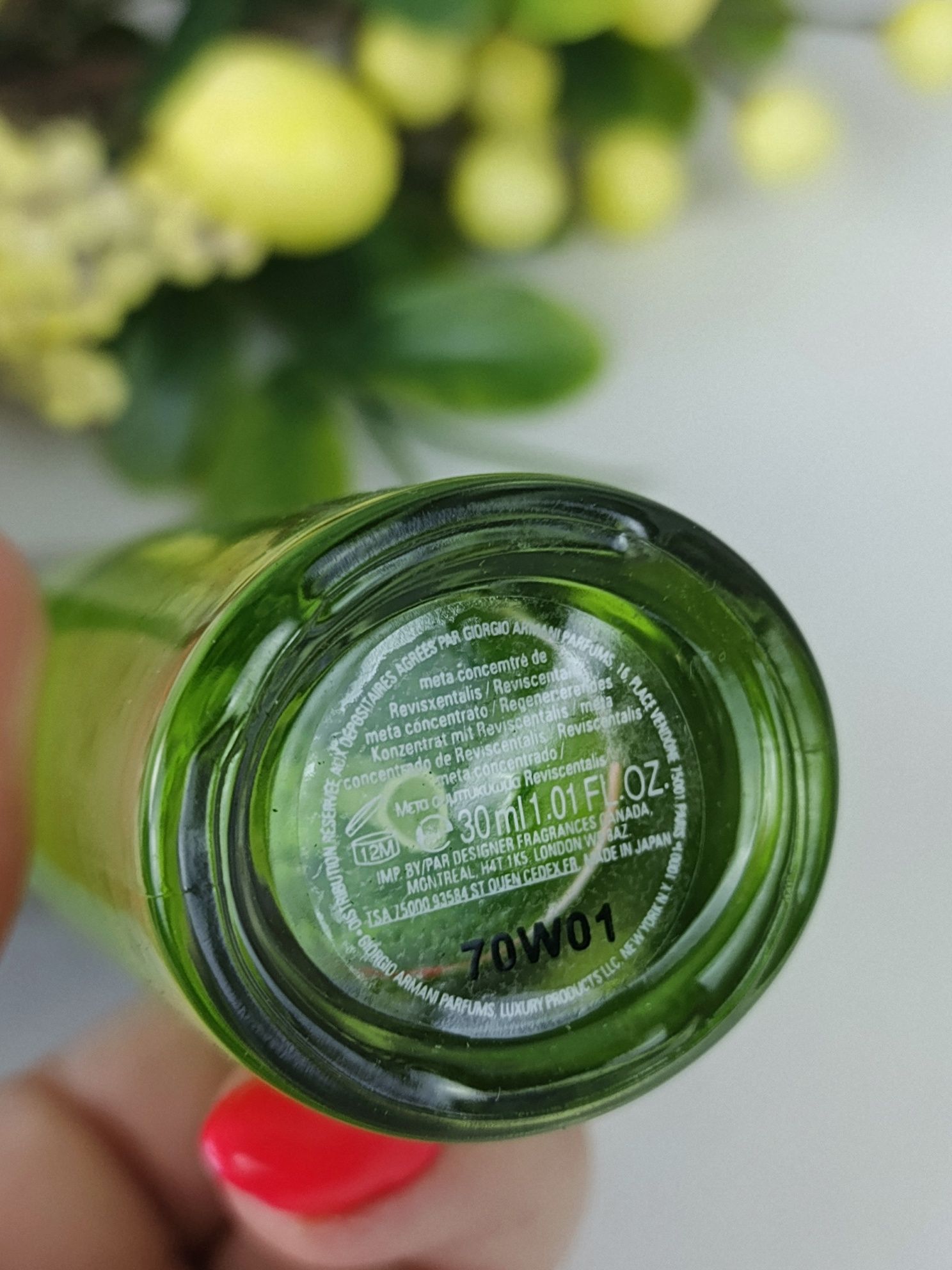 Giorgio Armani Crema Nera – Meta Concentrate z Reviscentalis 30 ml