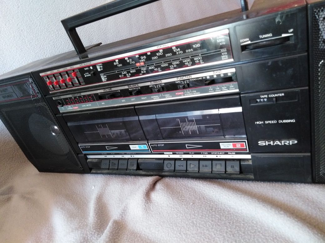 Radiomagnetofon Sharp WF 372 piękny