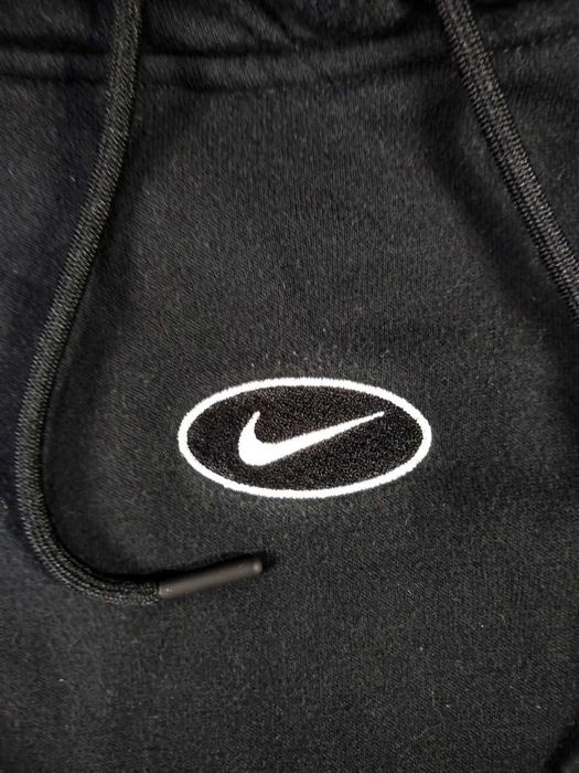 !ОРИГІНАЛ! Чорна худі/Nike big swoosh/найк М/великий логотип