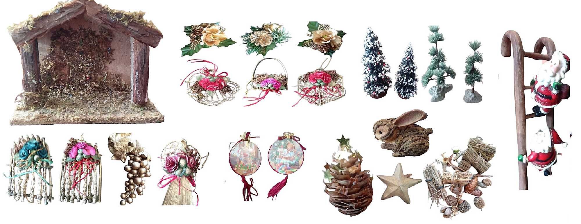 Decorações muito antigas de Natal