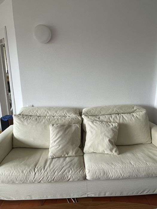 Sofá branco/beige