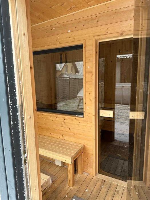 Sauna, sauna ogrodowa, sauna zewnętrzna 3x3,4m