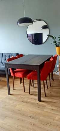 Stół rozkładany Ikea EKEDALEN 120cm (180cm) / 80cm ciemno brązowy