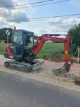 Minikoparka yanmar b25v vio27 kubota cat jcb