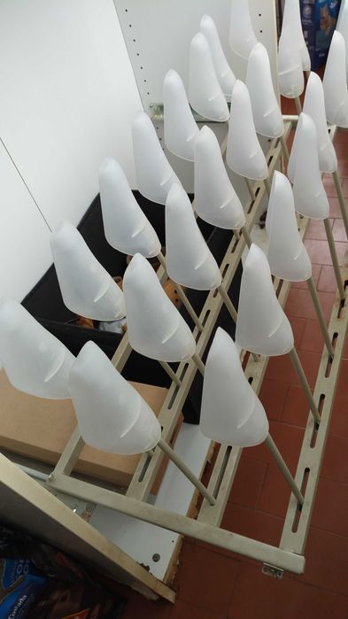 7 Prateleiras sapatos komplement do IKEA , cinza , de 100 x 35