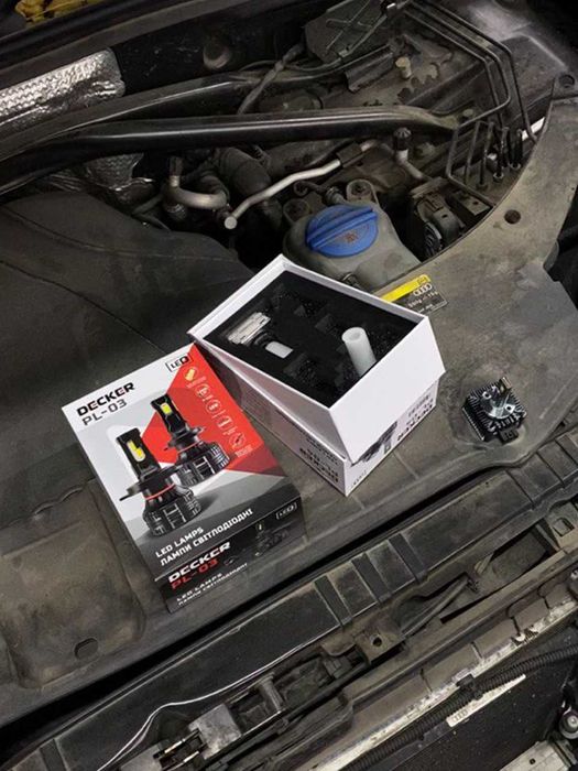 Замена лампочек в фарах на Led | Замена ламп ближнего света на Лед