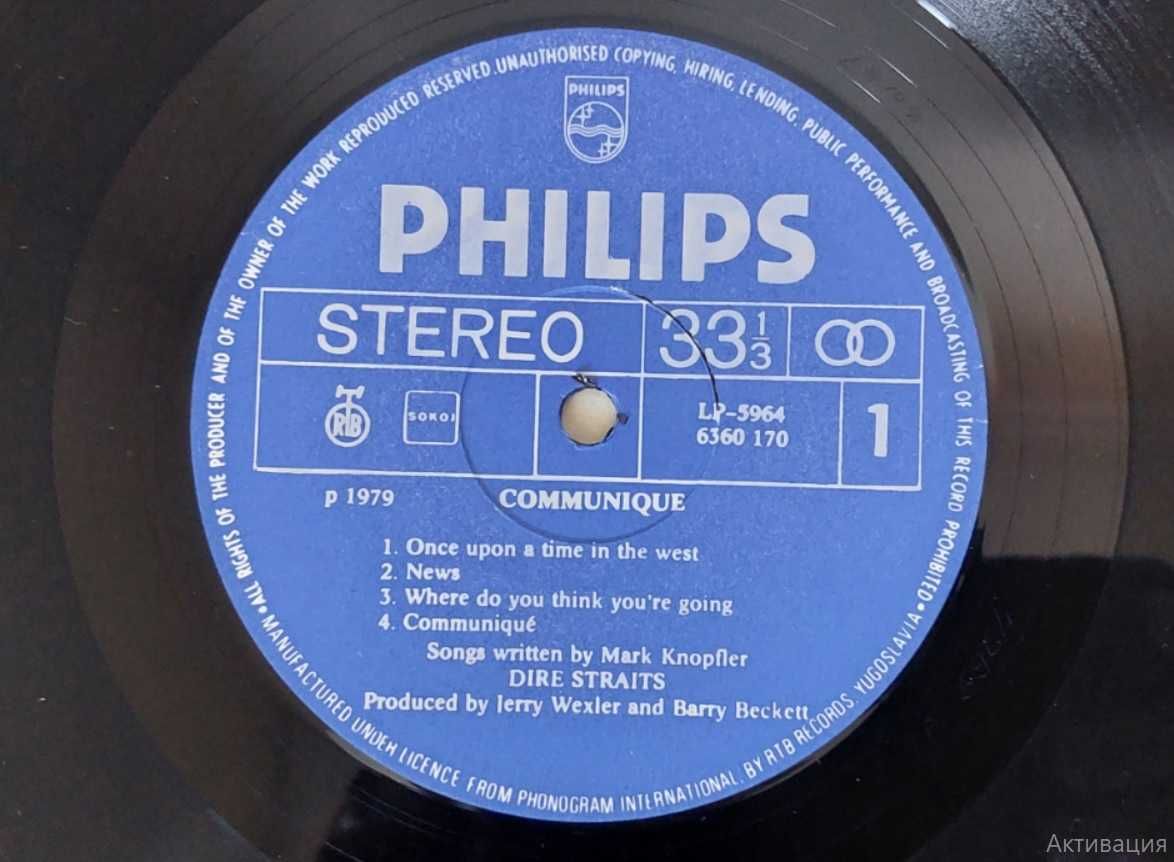 виниловая пластинка Dire Straits ‎–Communiqué