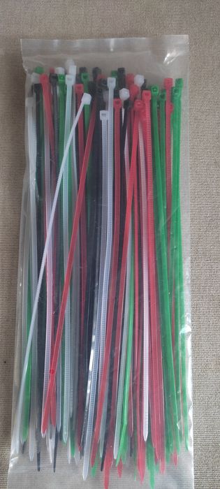 Хомуты разноцветные 20см