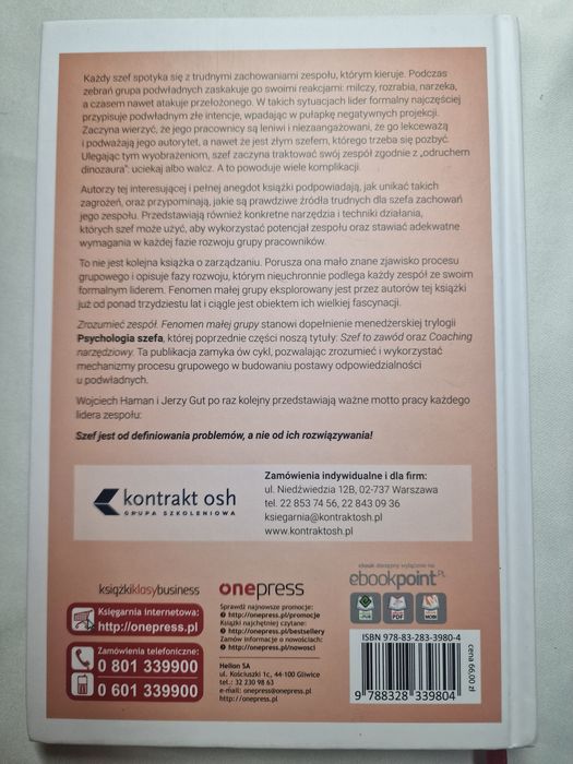 Psychologia szefa. Zrozumieć zespół. Fenomen małej grupy