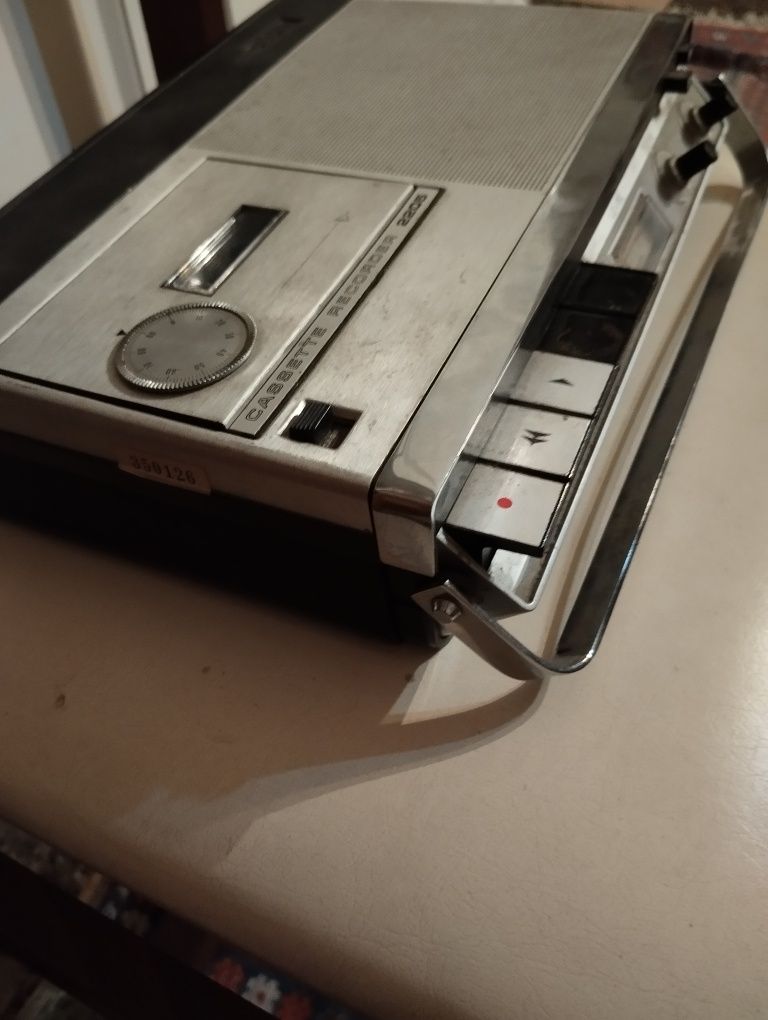 Gravador de cassetes vintage