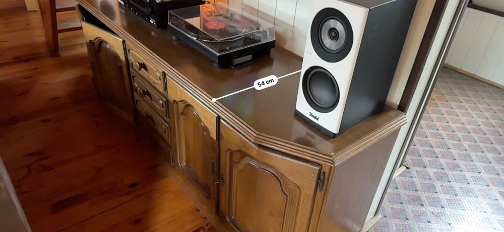 Klasyczna komoda drewniana (szer. 232 cm) - Bardzo solidna