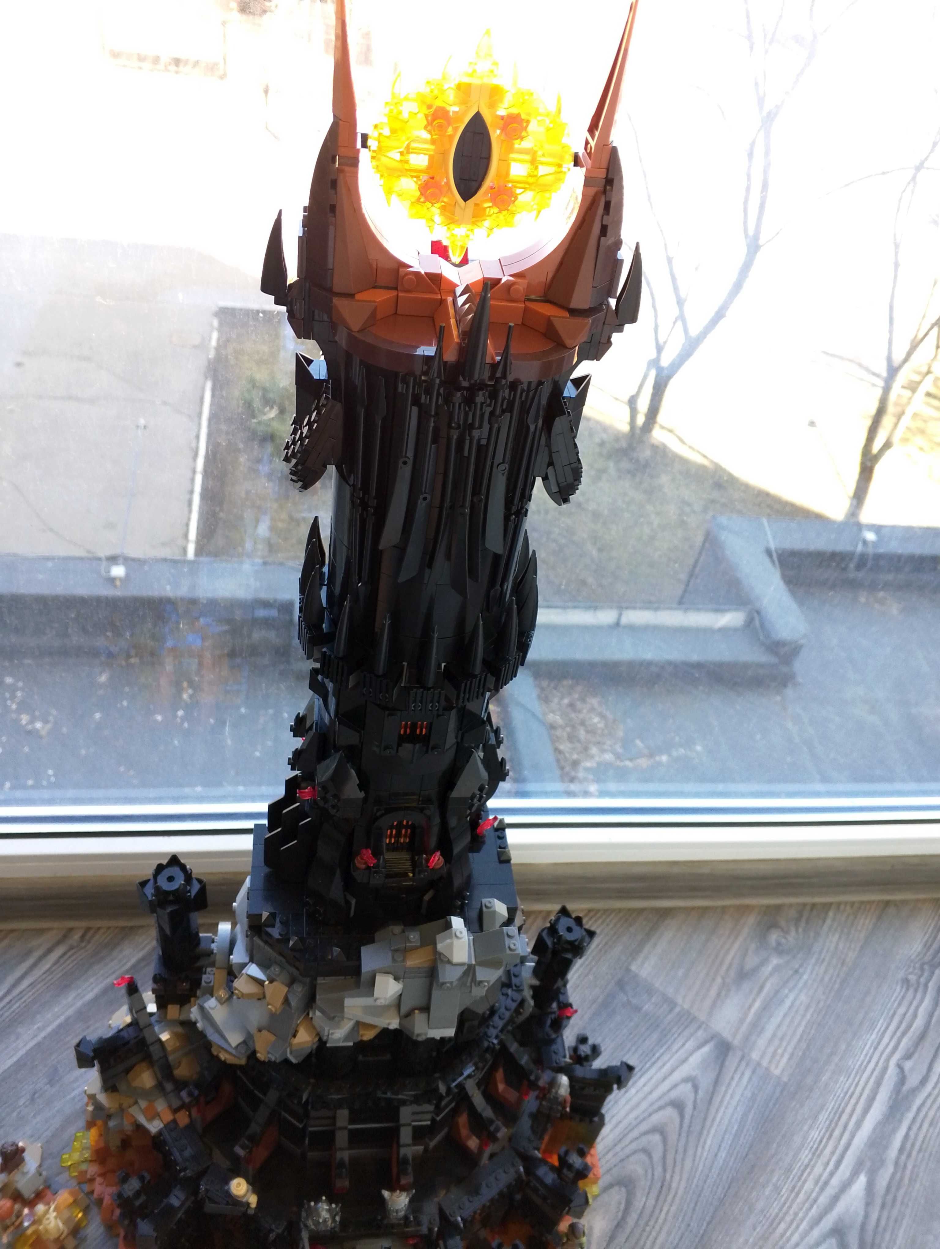 Лего ВОЛОДАР ПЕРСНІВ БарадДур 10333 lego LORD OF THE RINGS вежа Саурон