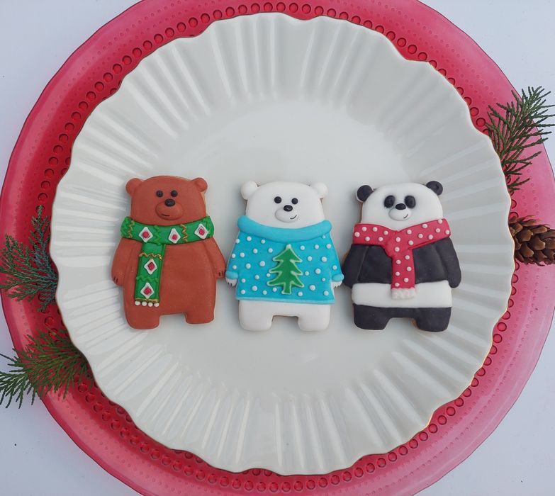 Pierniczki We Bare Bears Misie Prezent Zestaw Mikołajki Gwiazdka