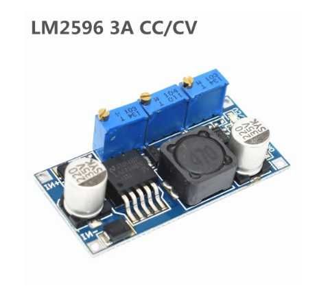 Модуль напряжения понижающий 3.2-40В до 1.25-35В 3А, LM2596 CC/CV