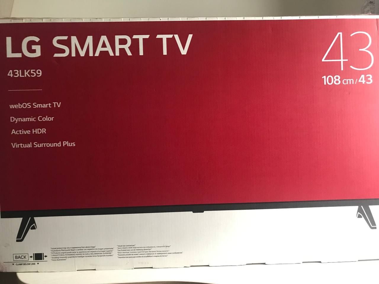 Телевизор LG 43 smart tv