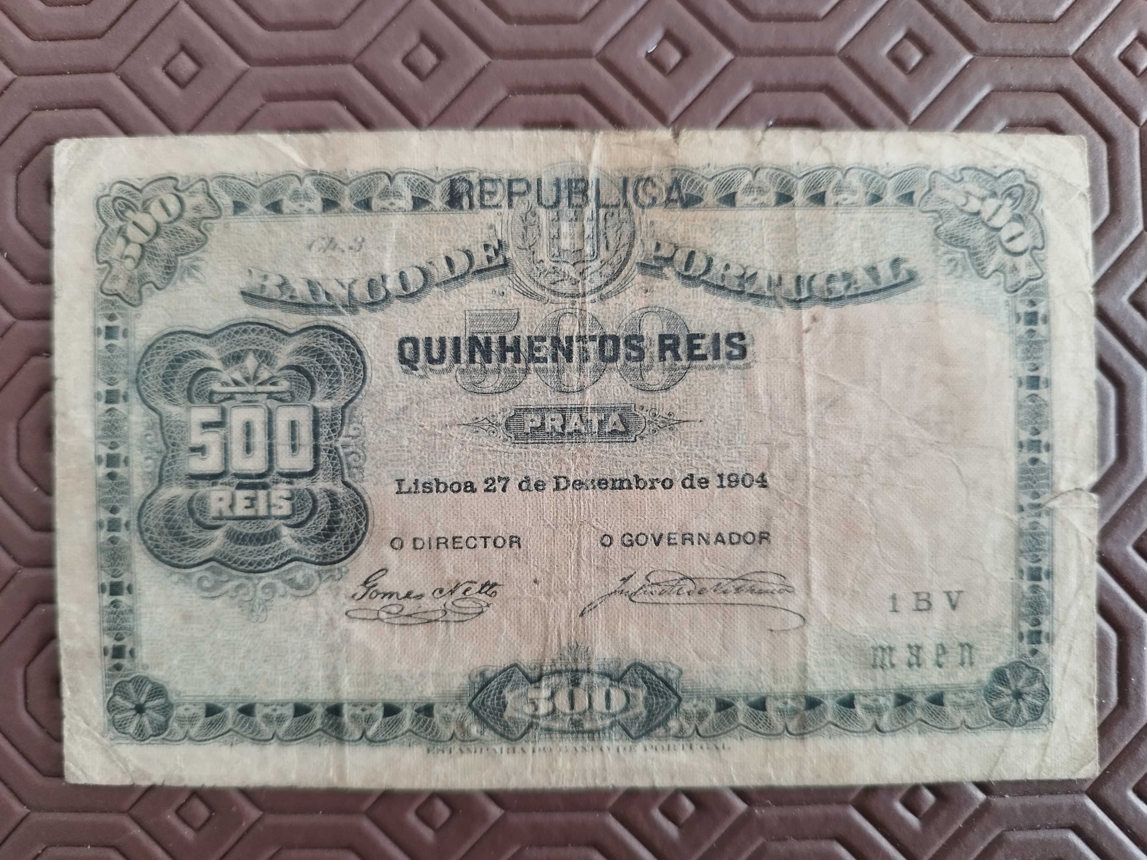 Nota de 500 Reis - 1904