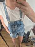 Ogrodniczki kombinezon na lato dżinsowy jeans plus size wygodny XL