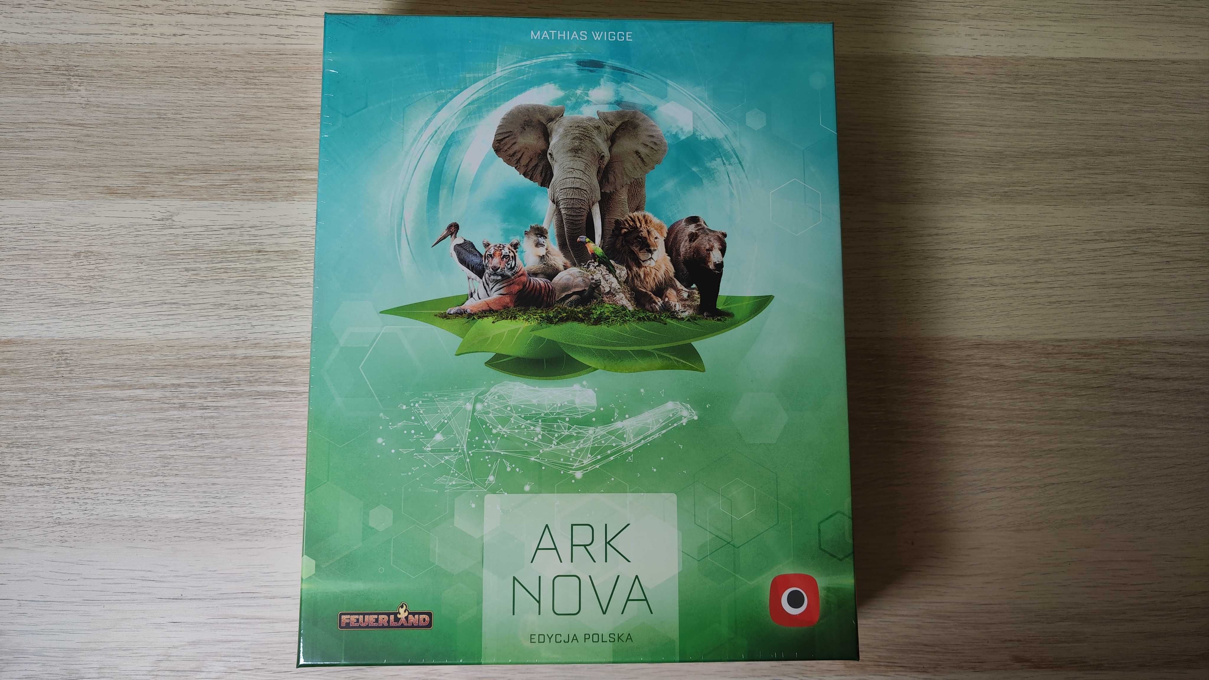 Super zestaw Ark Nova | Gra planszowa + znaczniki + dodatkowe mapy zoo