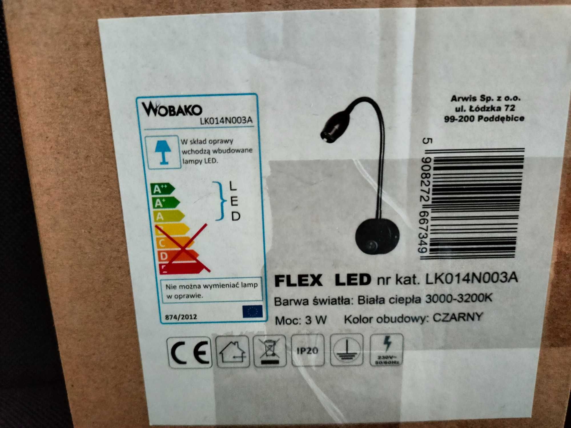 Flex lampka ścienna LED