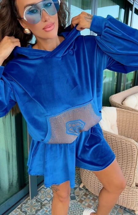 Komplet welurowy lola bianka rozmiar uniwersalny