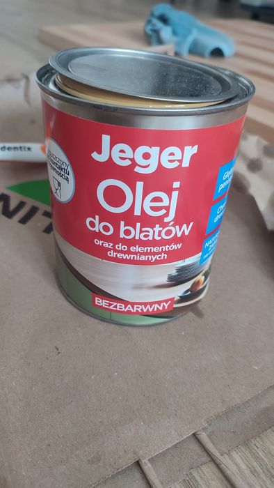 Olej do blatów Jeger bezbarwny 0,5l do drewna