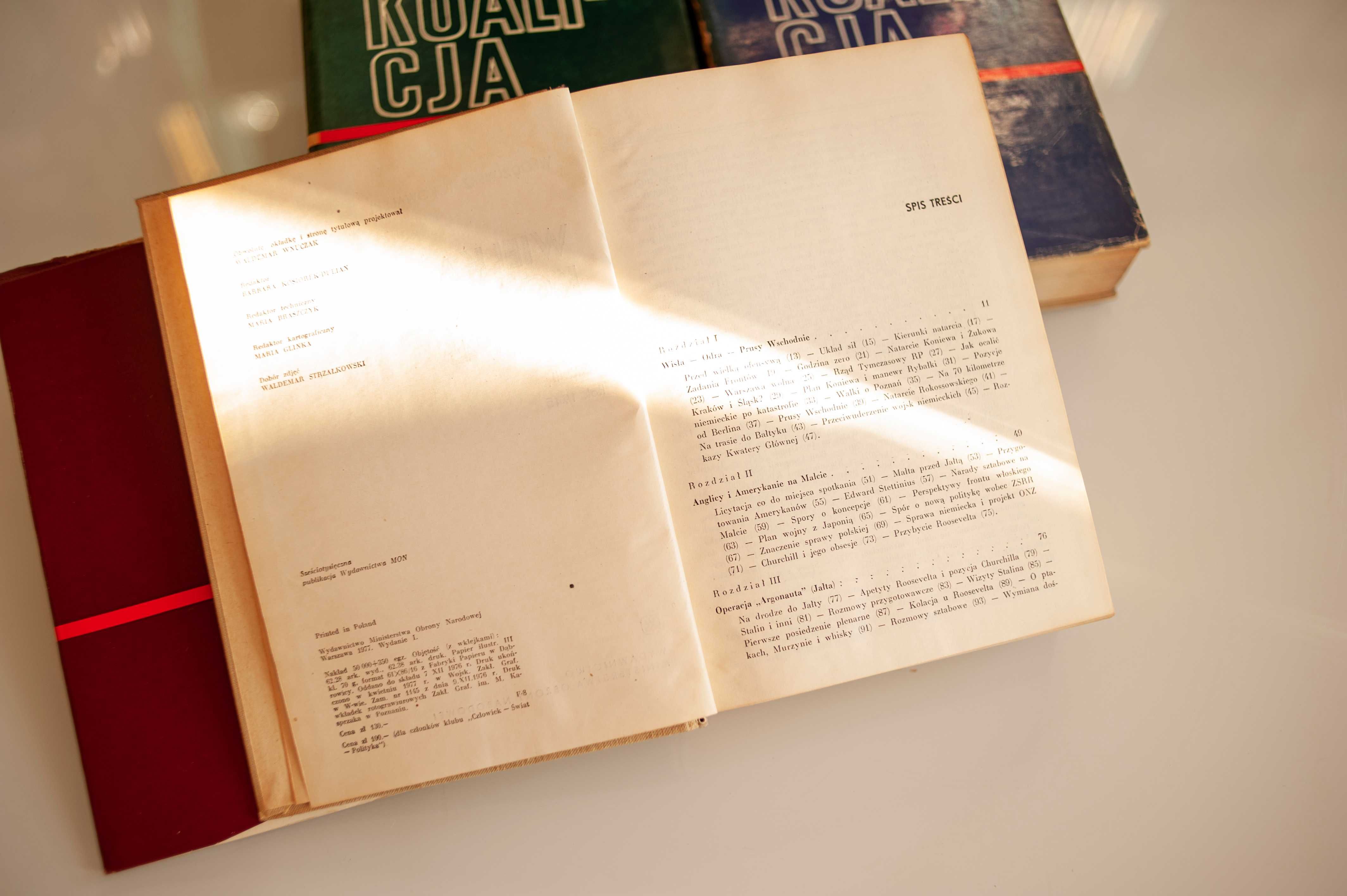Wł. T. Kowalski "Wielka koalicja od 1941 do 1945" 3 tomy MON