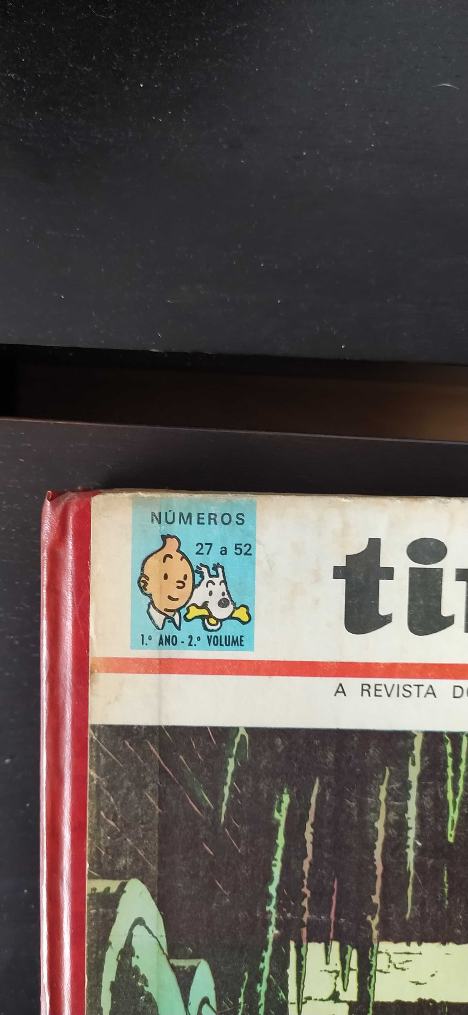 Coleção de 17 Almanaques da Primeira Edição do Tintin de 1968 a 1982