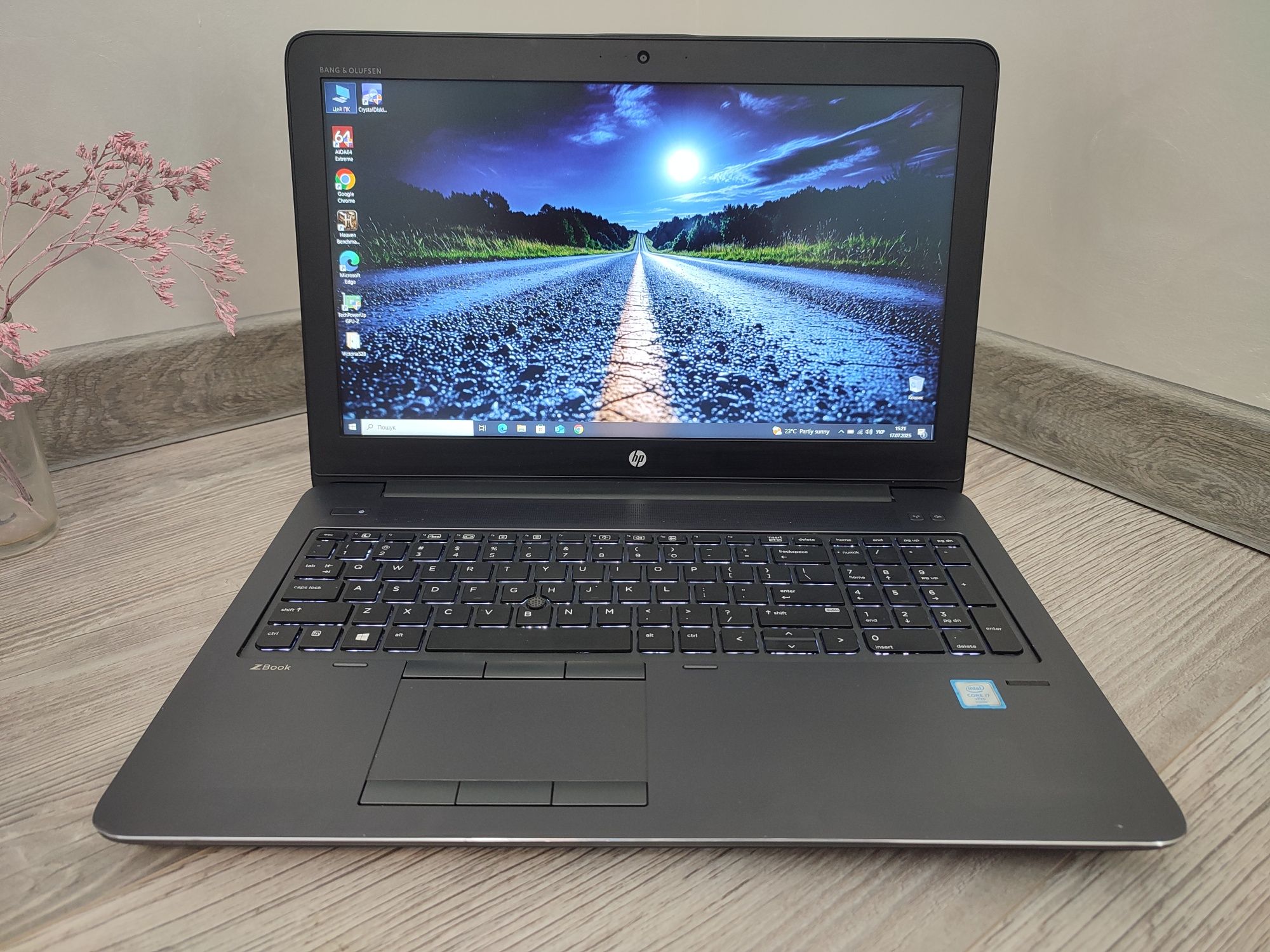 Ігровий Ноутбук HP Zbook 15 G3 i7/16gb/SSD128+500HDD/QuadroM2000M 4gb.