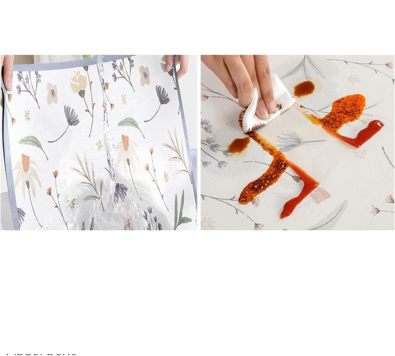 CALOPEAH Super Chłonna Mata Ociekowa do Naczyń 50 x 40 cm Kwiaty