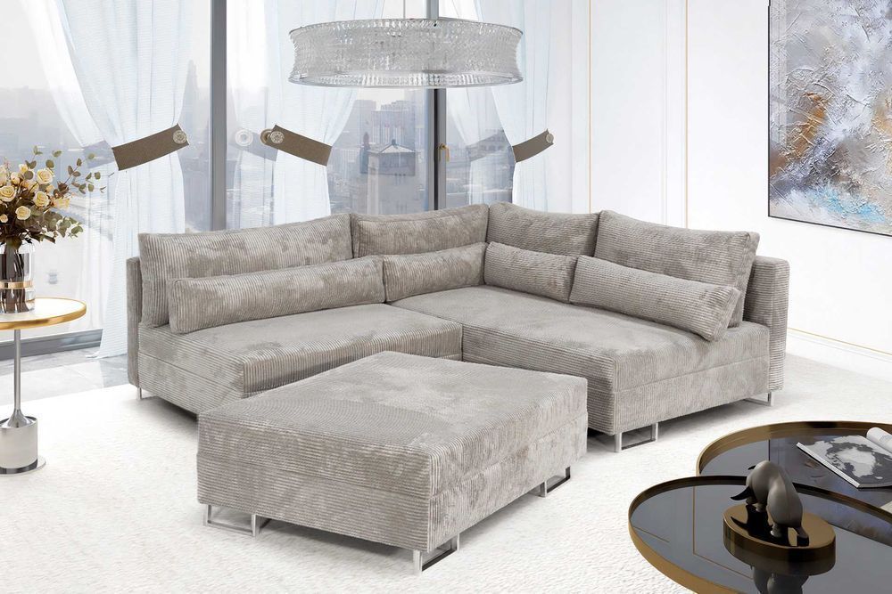 Narożnik MILO L – nowoczesny komfort do Twojego salonu