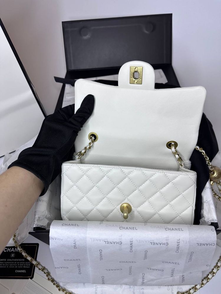 Жіноча сумка з натуральної шкіри Chanel Шанель