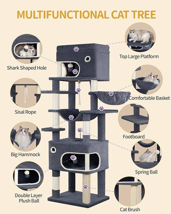 Duży drapak dla kota / kotów