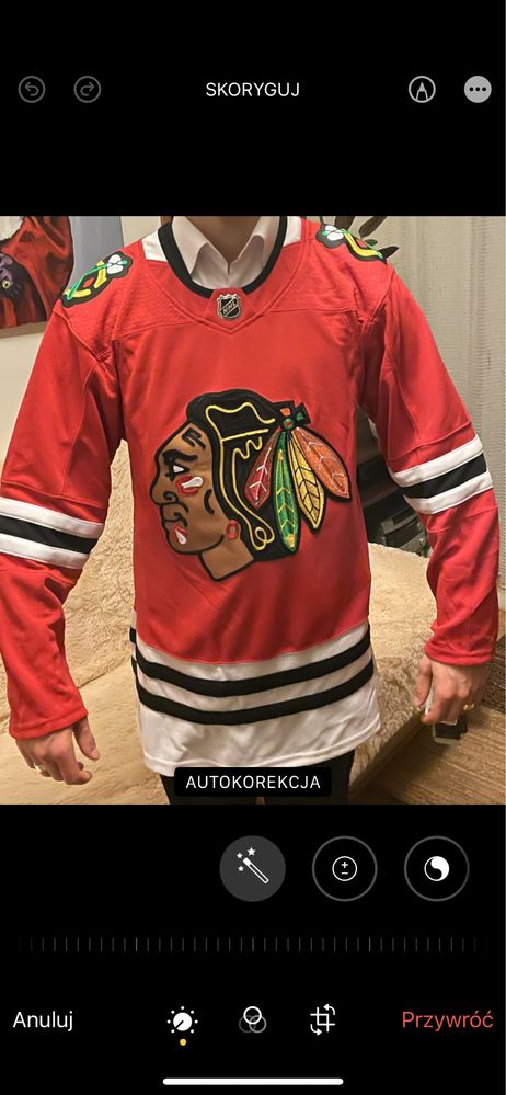 Adidas NHL Chicago Blackhawks autentyczne Pro Home Jersey