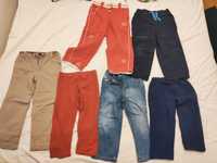 Paka zestaw spodni chłopięce chłopiec dresy jeansy eleganckie 98