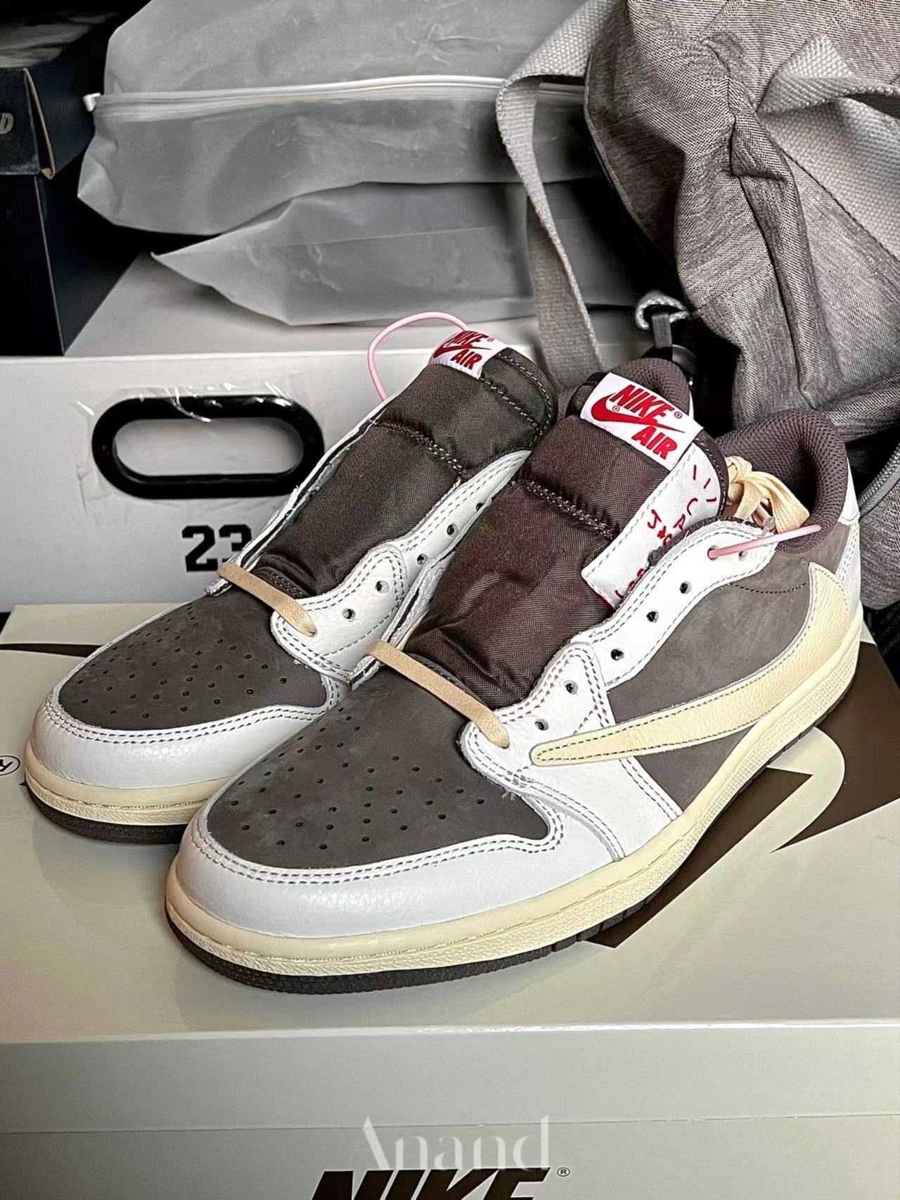 TS x Jordan1 Low Reverse Mocha Buty do koszykówki Trampki