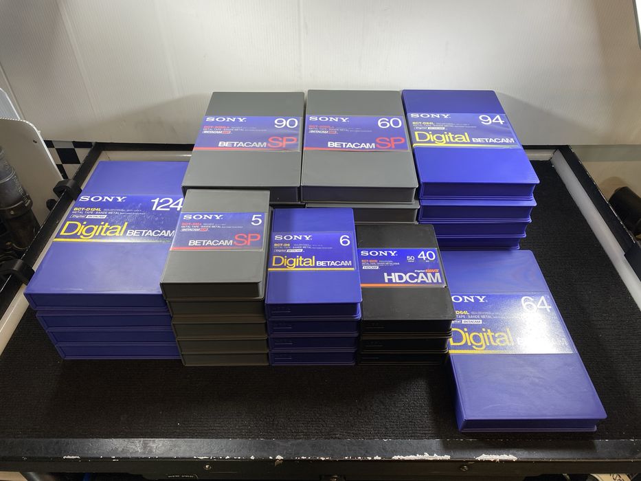 Cassetes betacam