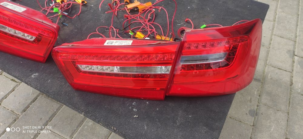 Audi A6 C7 Kombi Komplet 4 lamp tył Led Auto Części Audi Blask Goldap
