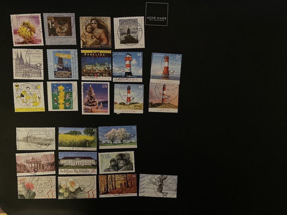 Troco selos da Alemanha