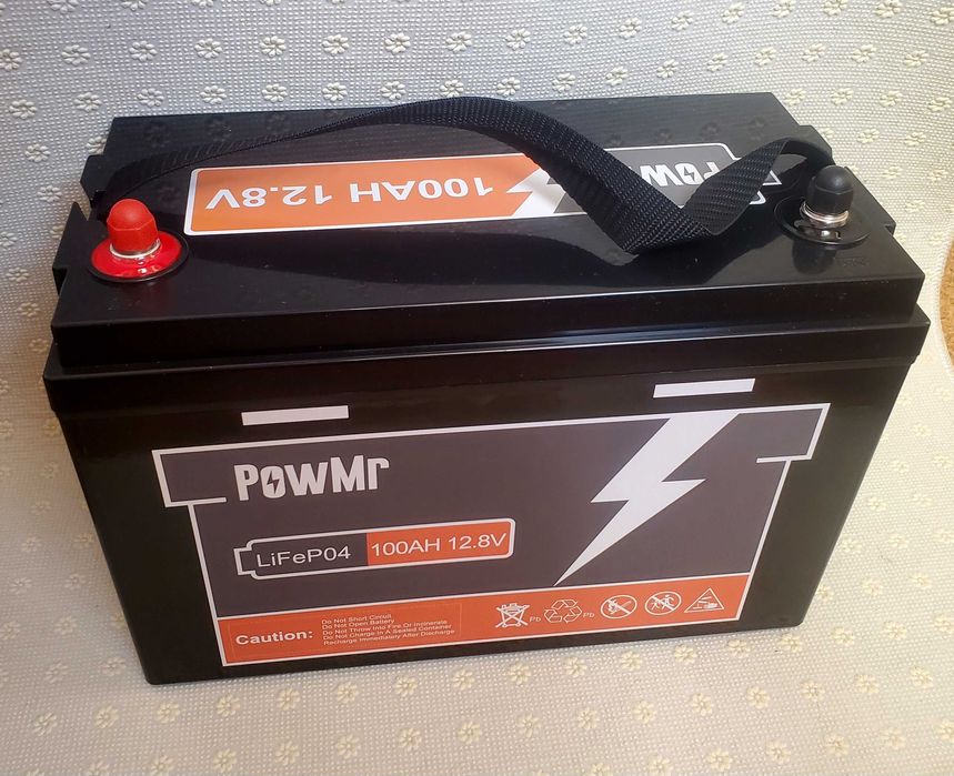 Акумулятор PowMr LiFePO4 100Ah 12.8V 1280 Вт літій-залізо-фосфат