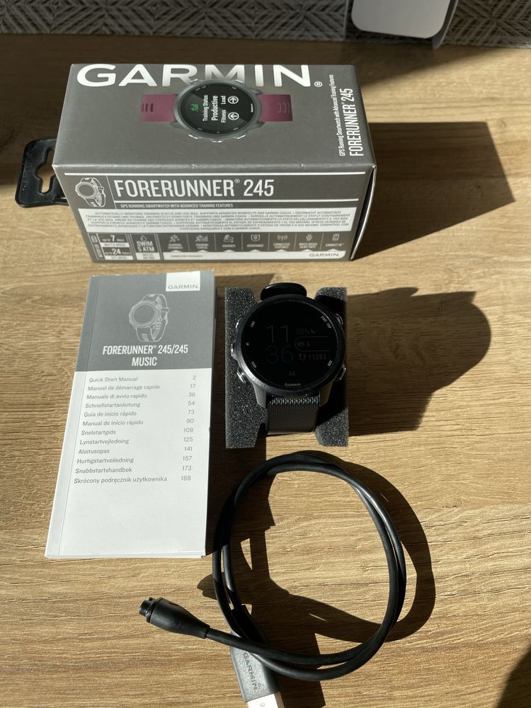 Garmin Forerunner 245 Stan Bardzo Dobry