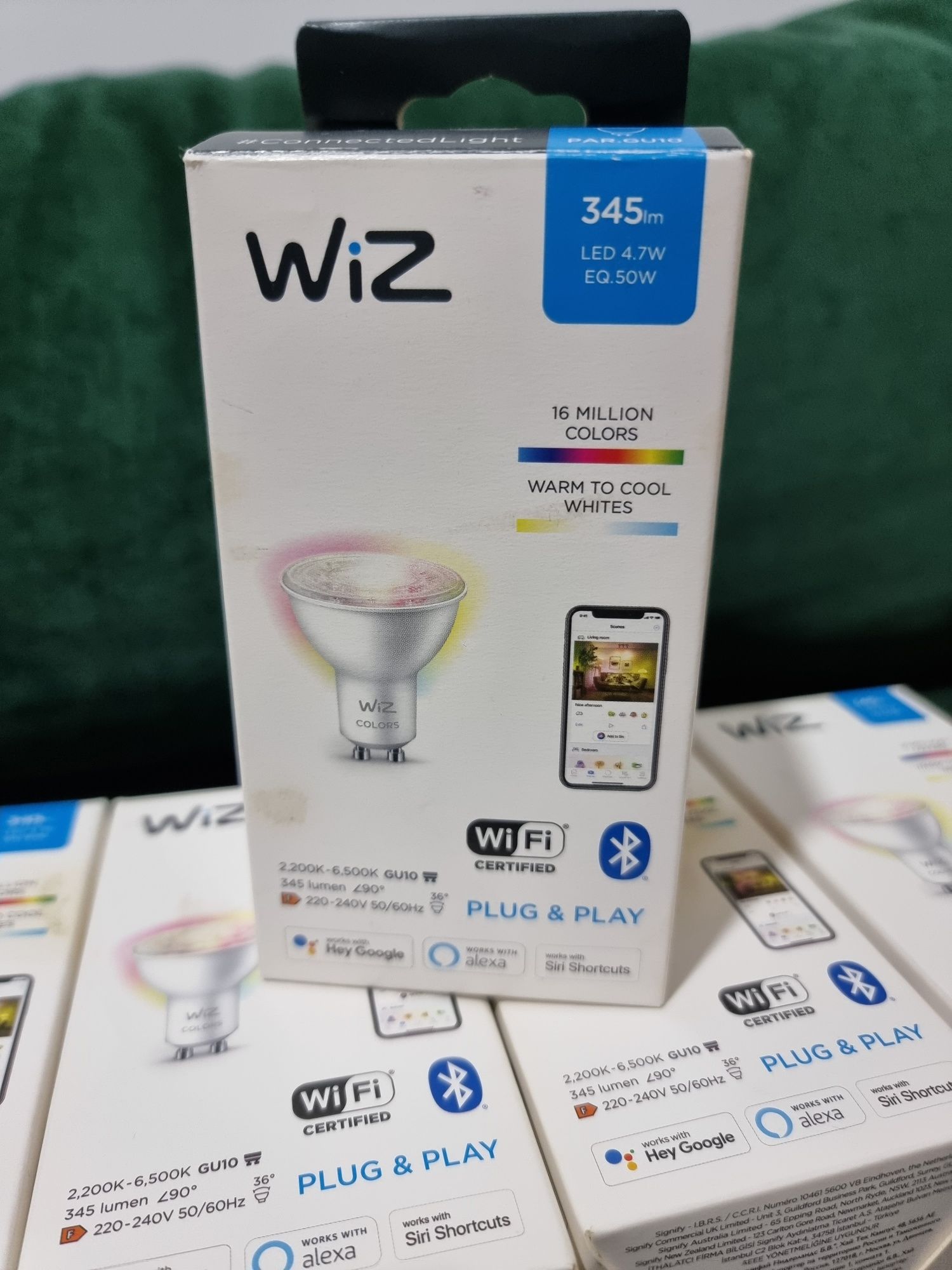 Lampada GU10 WiZ WiFi LED
