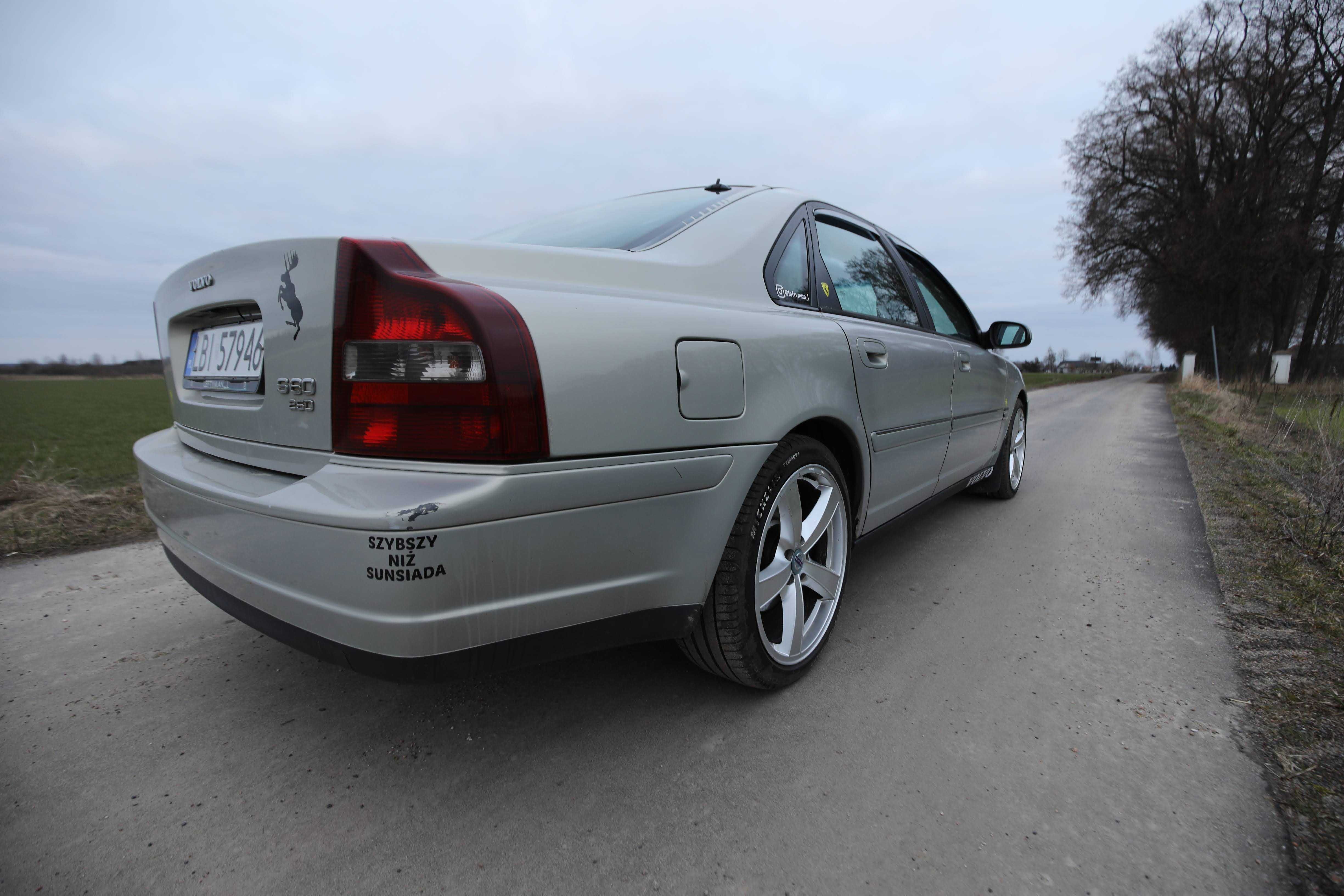 Volvo S80 (1) 2000 2.5 TDI 140 KM manual, skóry, chromy, 350 tys. km