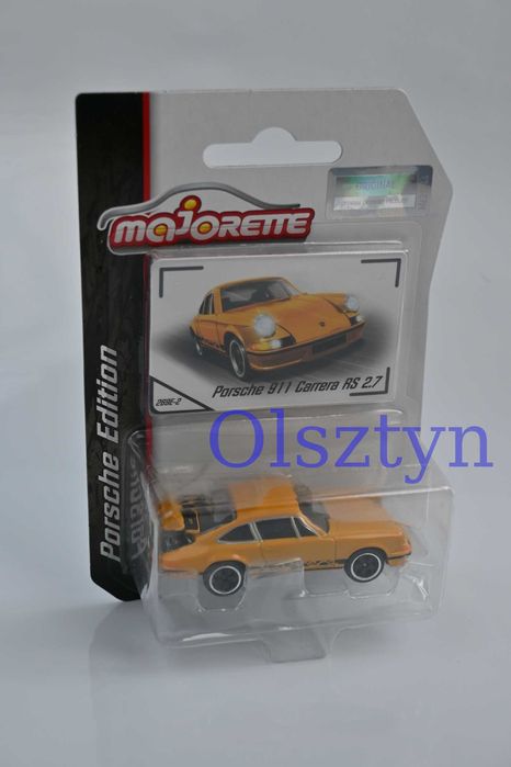 Model legendarnego Porsche 911 Carrera RS 2,7; Majorette