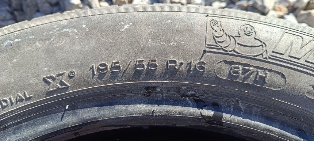 Opony 195/55/16 Michelin 4 szt oraz firestone 185/65/14