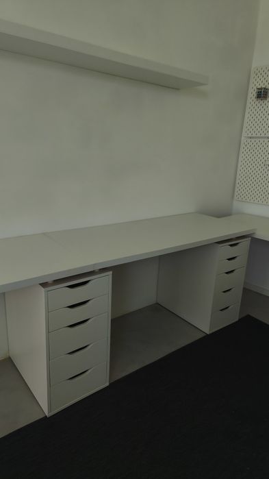 LAGKAPTEN / ALEX secretária, branco, 120x60 cm - IKEA